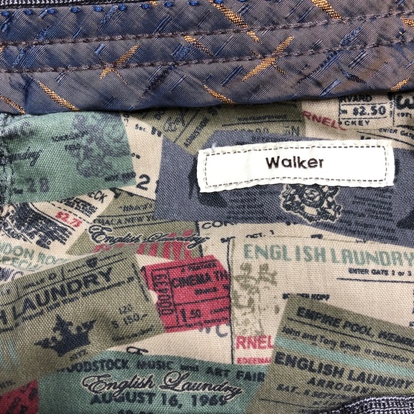 Men’s English Laundry Walker Gray Print Pants - Picture 14 of 16